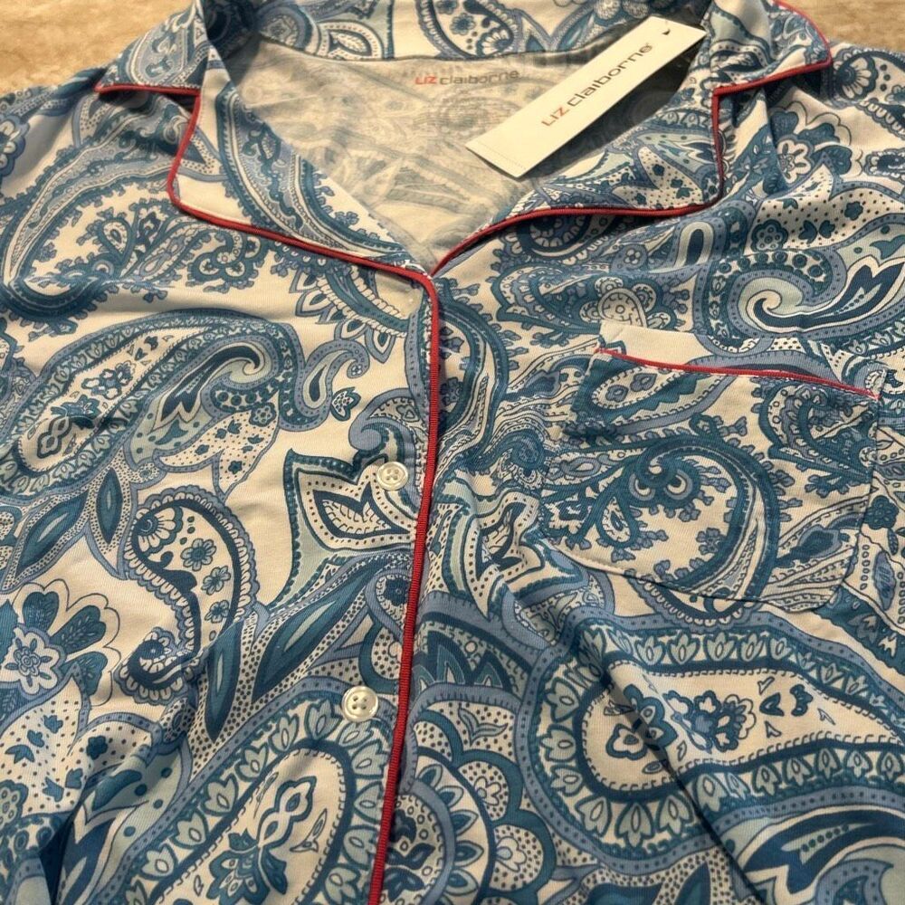 NWT Liz Claiborne Capri Pajama Set XL